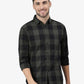 Black Classic Floral Printed Spread Collar Casual Shirt