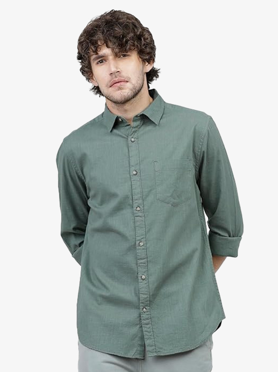 Black Classic Floral Printed Spread Collar Casual Shirt
